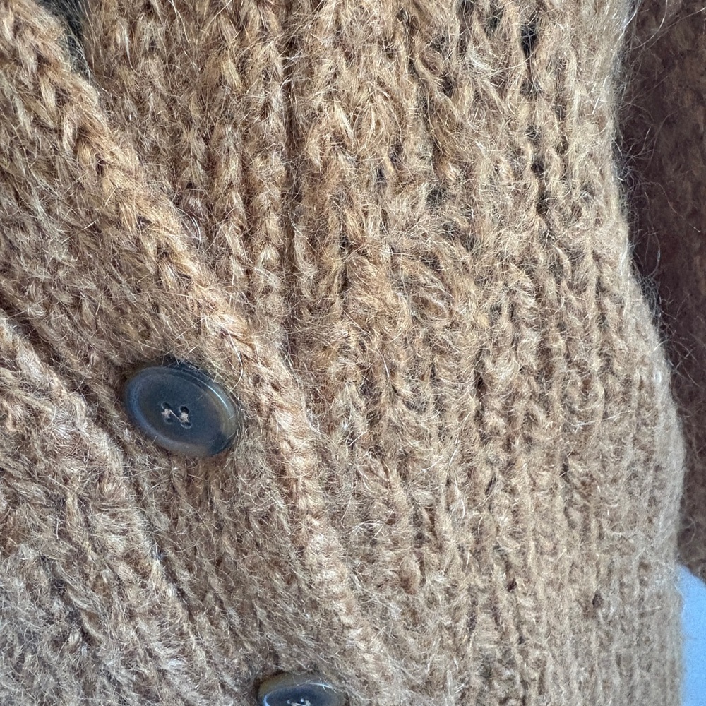 & Other Stories Warm Tan Cardigan - Picture 4 of 6